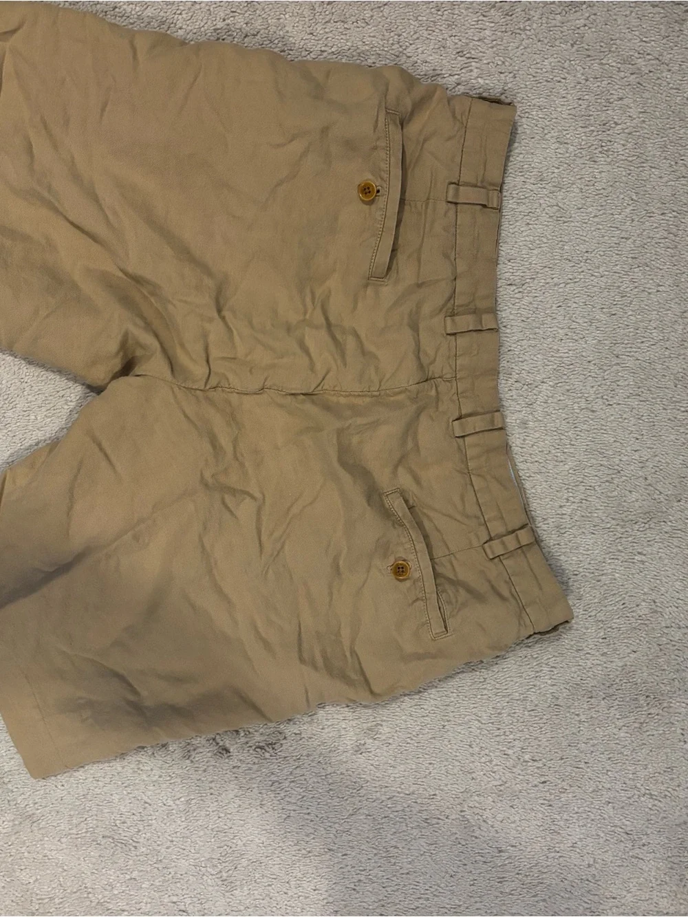 Brooks Brothers Khaki Tan Hybrid Shorts